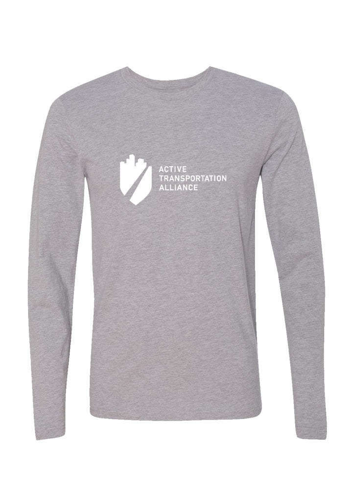 Active Transportation Alliance unisex long-sleeve t-shirt (gray) - front