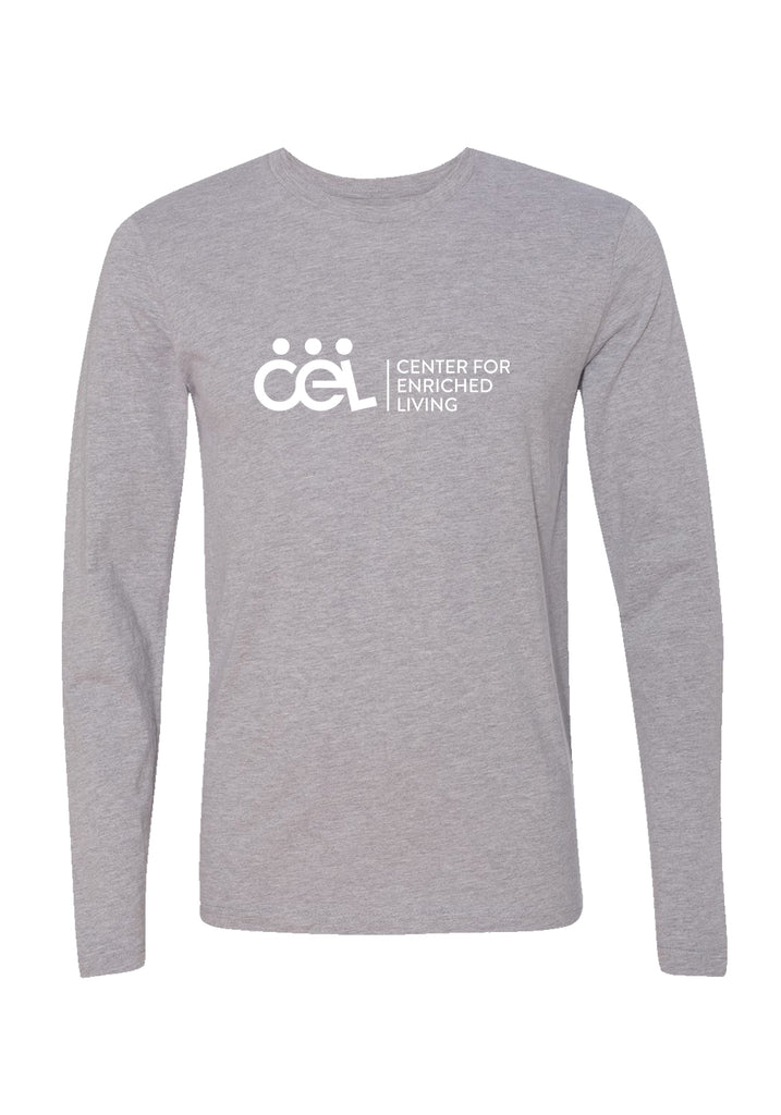 Center For Enriched Living unisex long-sleeve t-shirt (gray) - front