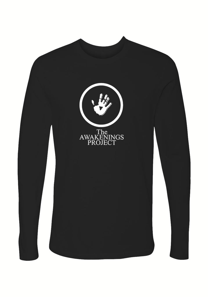 The Awakenings Project unisex long-sleeve t-shirt (black) - front