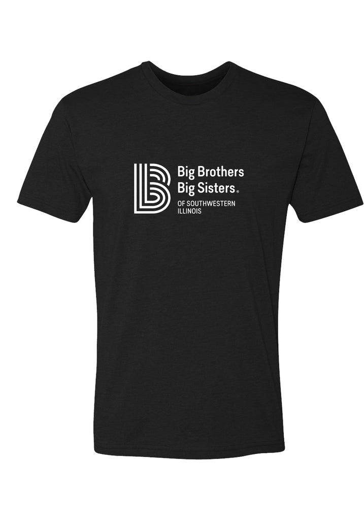 Big Brothers Big Sisters of Southwest Illinois men's t-shirt (black) - front