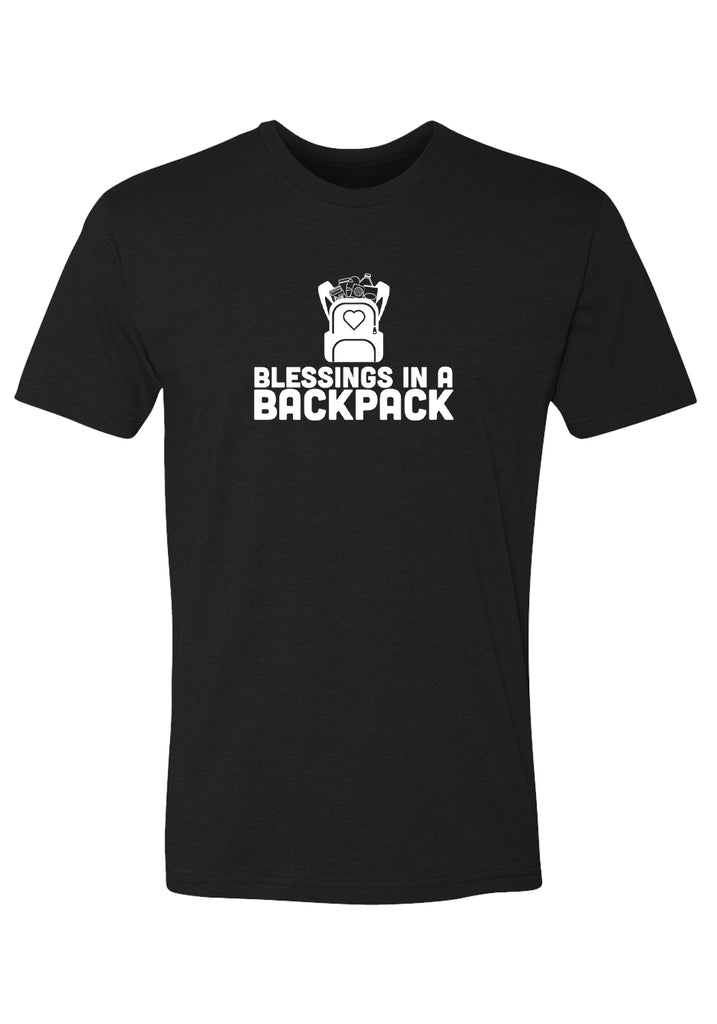 Blessings In A Backpack men's t-shirt (black) - front