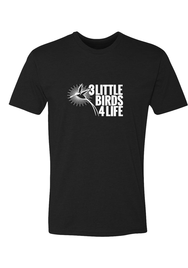 3 Little Birds 4 Life men's t-shirt (black) - front