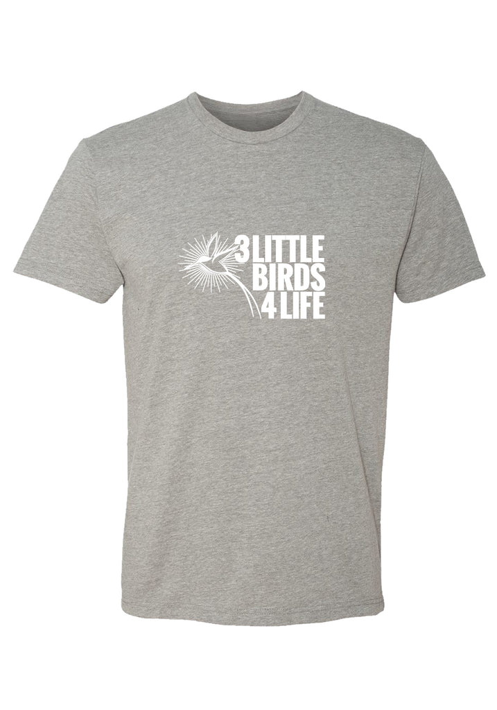 3 Little Birds 4 Life men's t-shirt (gray) - front