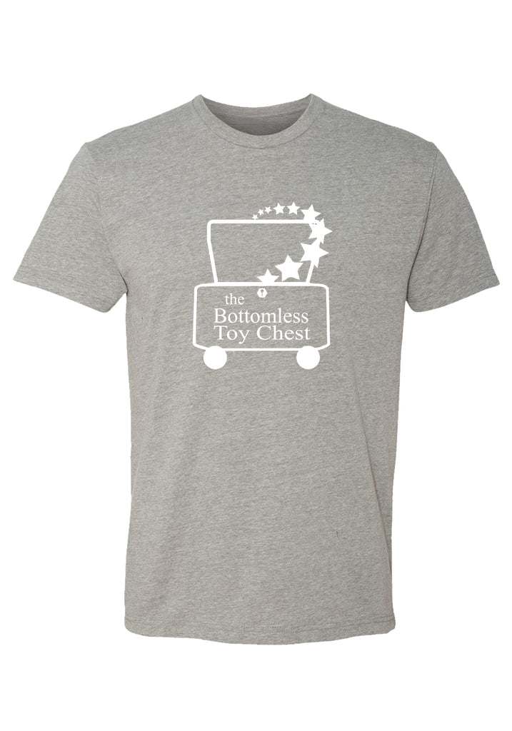 The Bottomless Toy Chest men's t-shirt (gray) - front