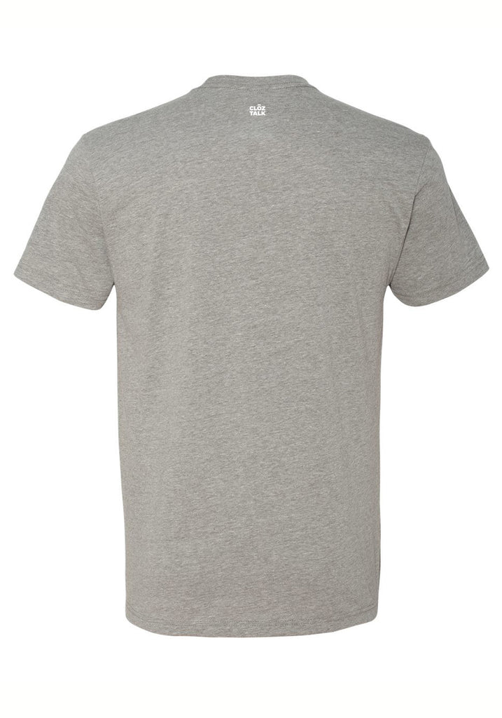 Chicago Tool Library men's t-shirt (gray) - back