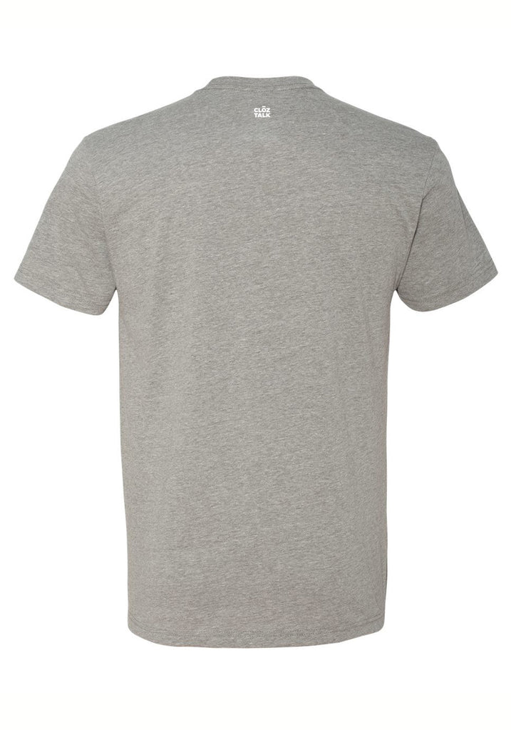 The Bottomless Toy Chest men's t-shirt (gray) - back