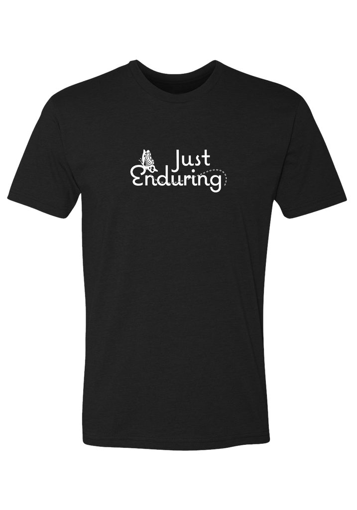 Just Enduring men's t-shirt (black) - front