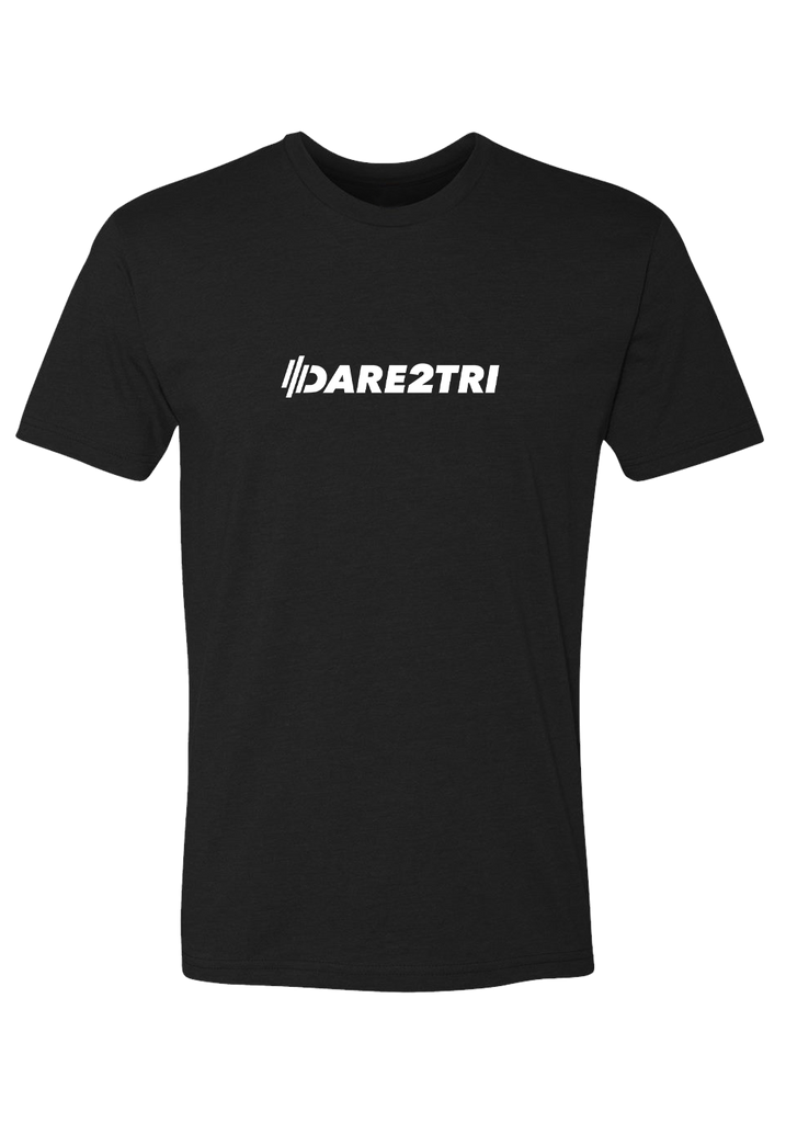 Dare2tri men's t-shirt (black) - front