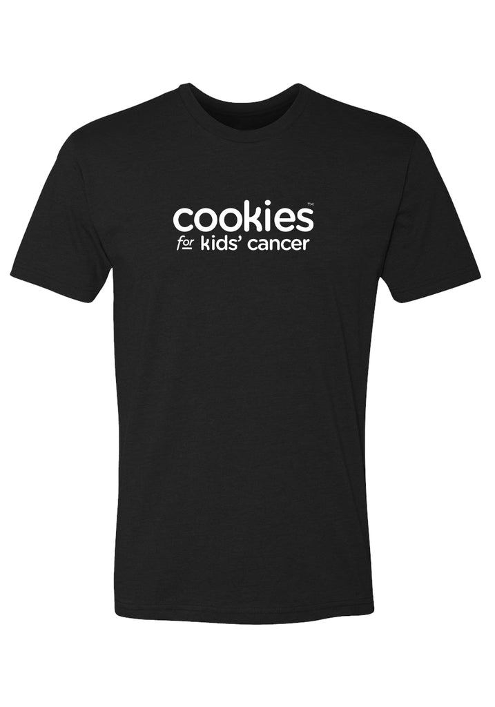 Cookies For Kids' Cancer men's t-shirt (black) - front