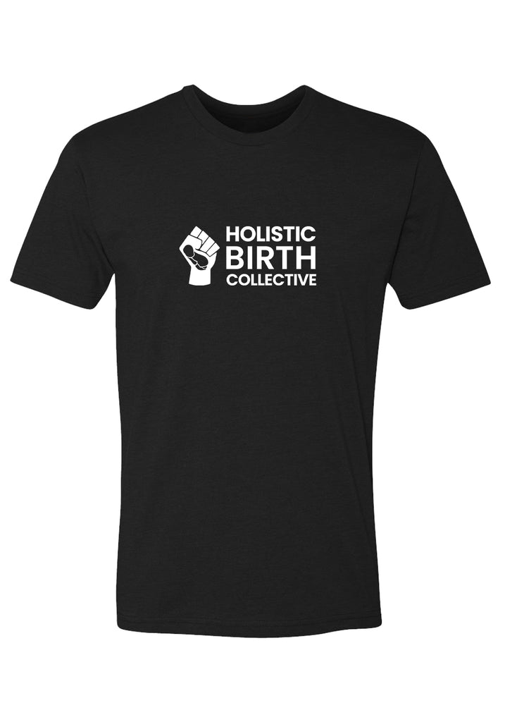 Holistic Birth Collective men's t-shirt (black) - front