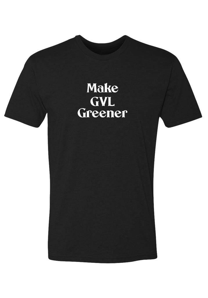 Make GVL Greener men's t-shirt (black) - front