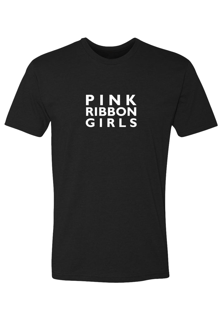 Pink Ribbon Girls men's t-shirt (black) - front