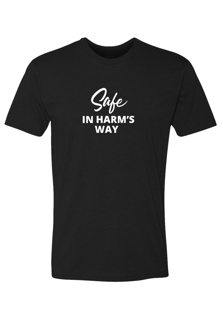Safe In Harm's Way Foundation men's t-shirt (black) - front