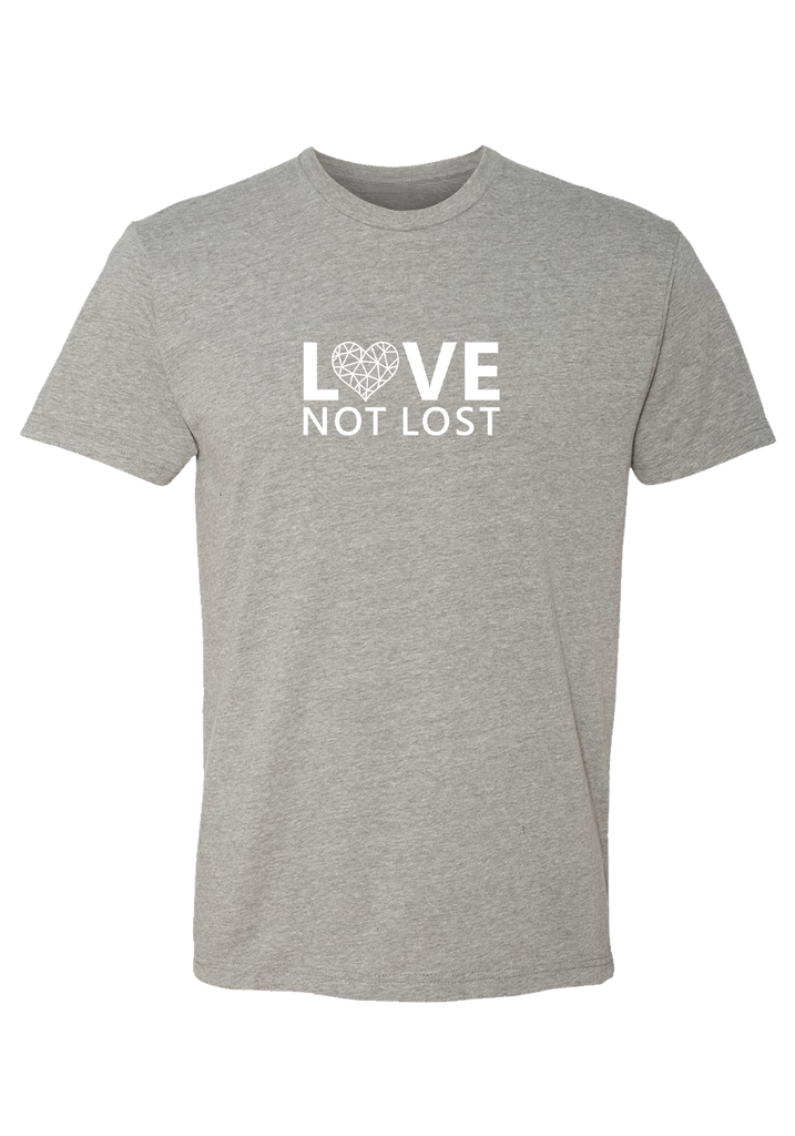 Love Not Lost men's t-shirt (gray) - front