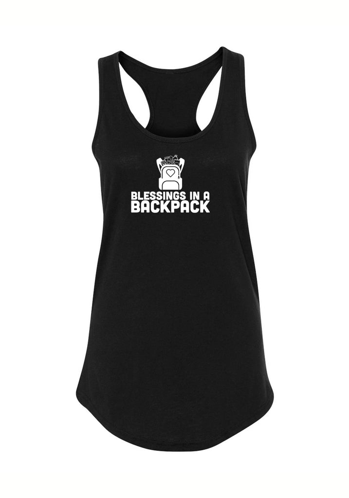 Blessings In A Backpack women's tank top (black) - front