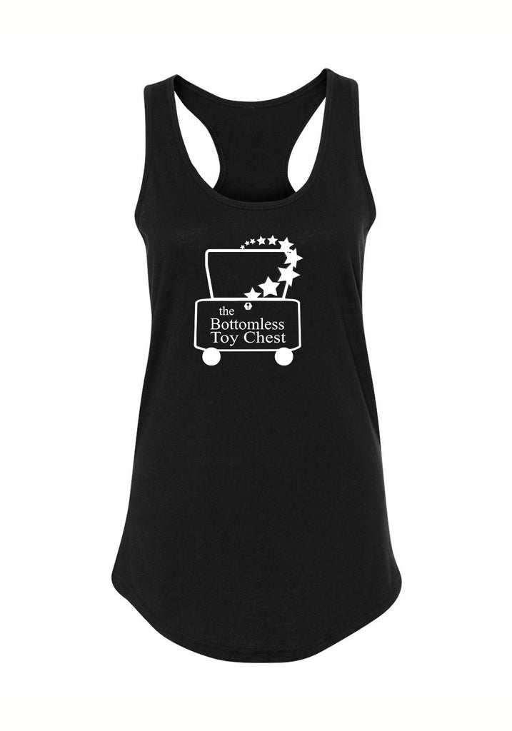 The Bottomless Toy Chest women's tank top (black) - front
