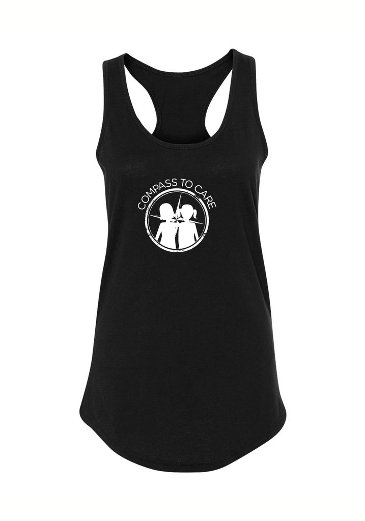 Compass To Care Childhood Cancer Foundation women's tank top (black) - front