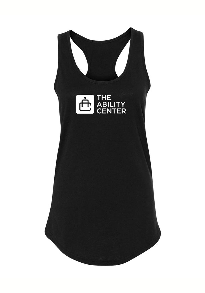 The Ability Center women's tank top (black) - front