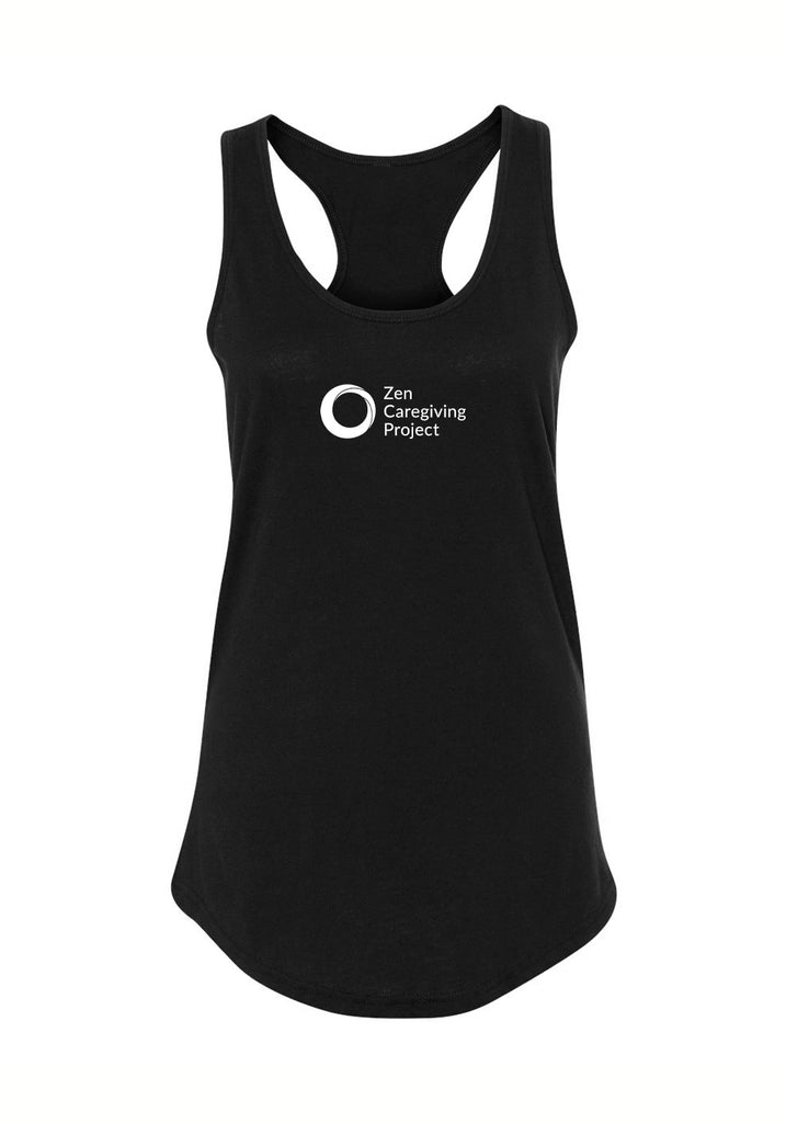 Zen Caregiving Project women's tank top (black) - front