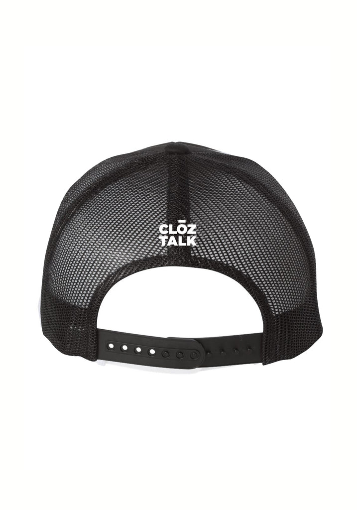Zen Caregiving Project unisex trucker baseball cap (black) - back