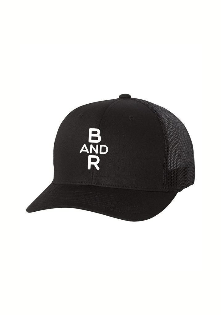 Born And Raised Detroit unisex trucker baseball cap (black) - front