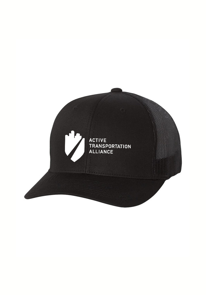 Active Transportation Alliance unisex trucker baseball cap (black) - front