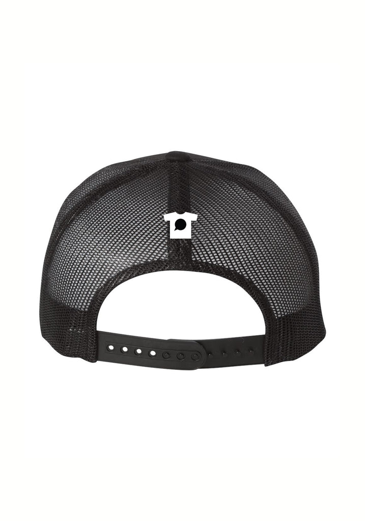 Cancer Companions unisex trucker baseball cap (black) - back