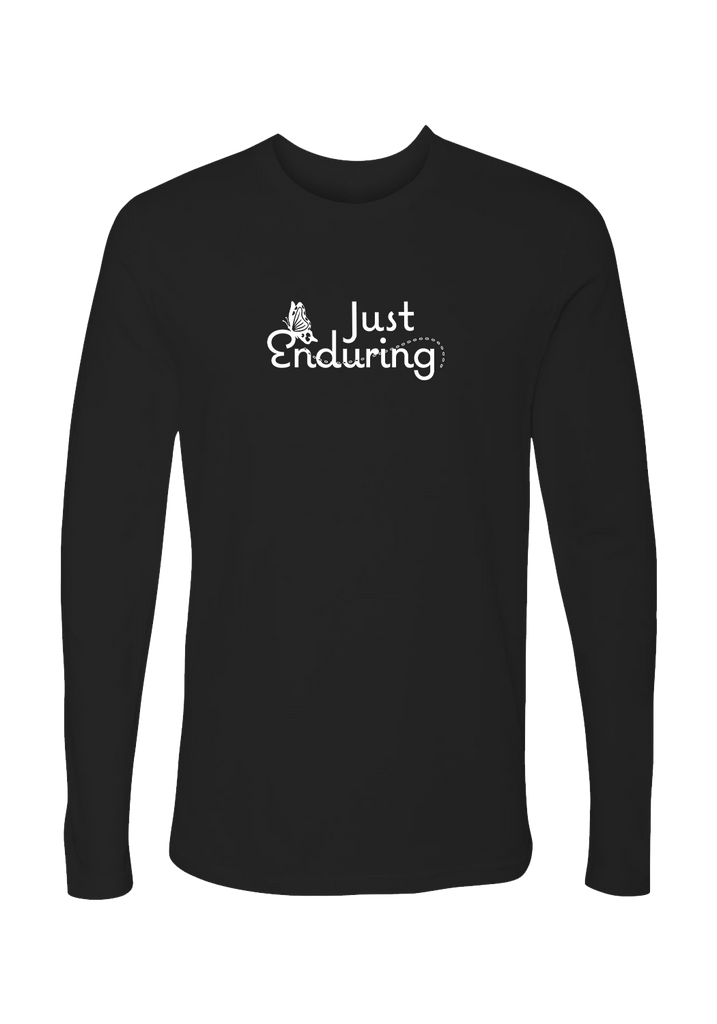 Just Enduring unisex long-sleeve t-shirt (black) - front