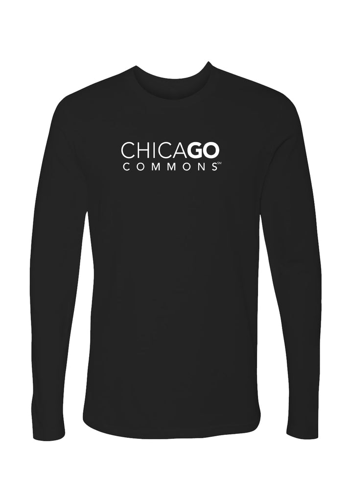 Chicago Commons unisex long-sleeve t-shirt (black) - front