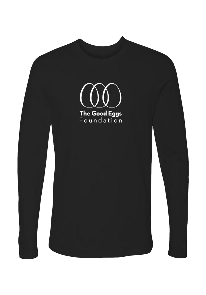 The Good Eggs Foundation unisex long-sleeve t-shirt (black) - front