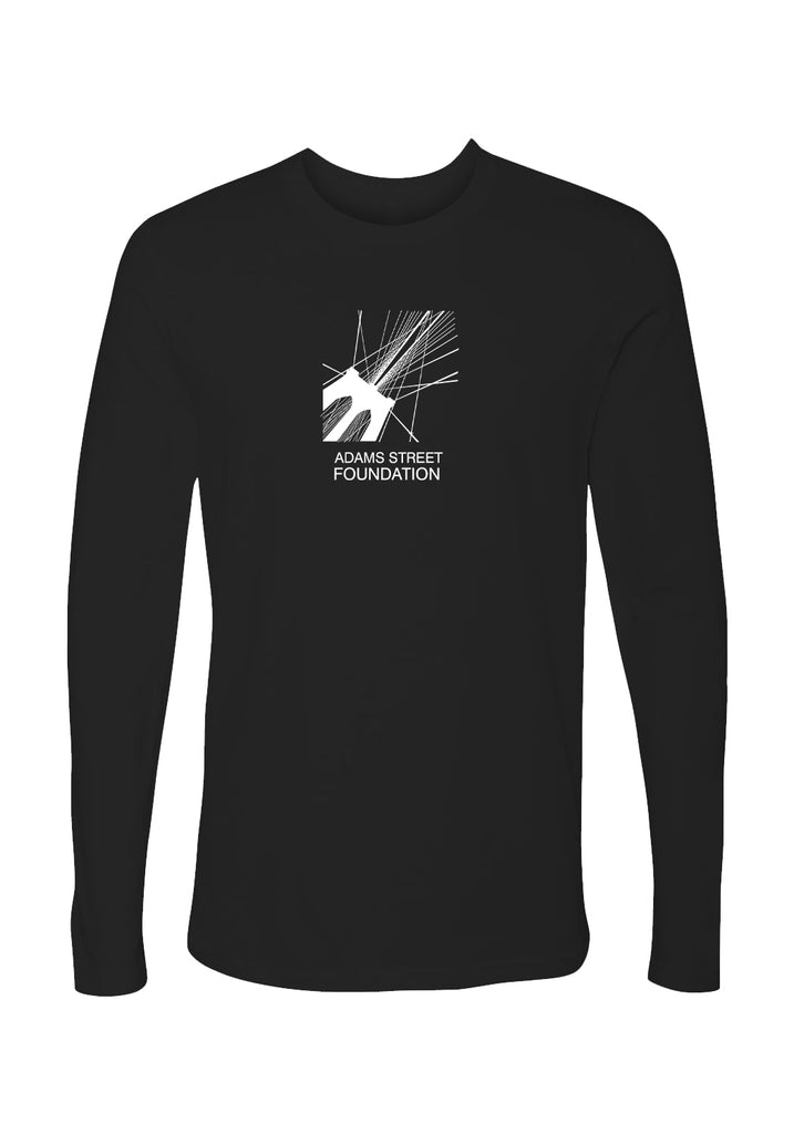 Adams Street Foundation unisex long-sleeve t-shirt (black) - front