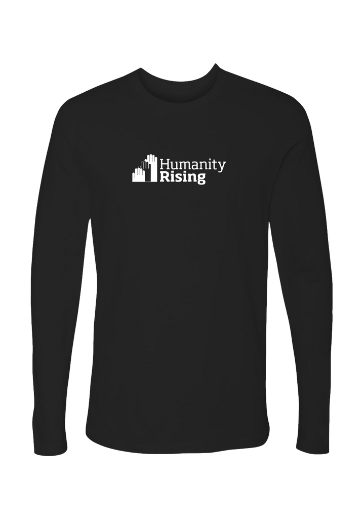 Humanity Rising unisex long-sleeve t-shirt (black) - front
