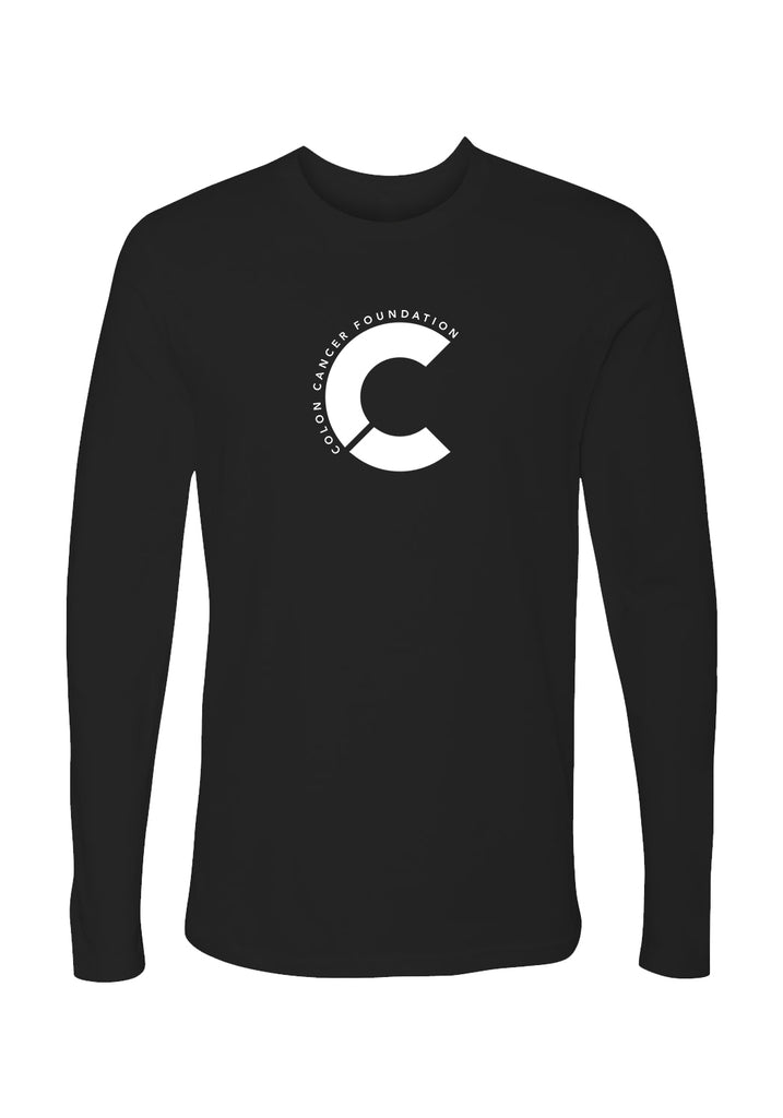 Colon Cancer Foundation unisex long-sleeve t-shirt (black) - front