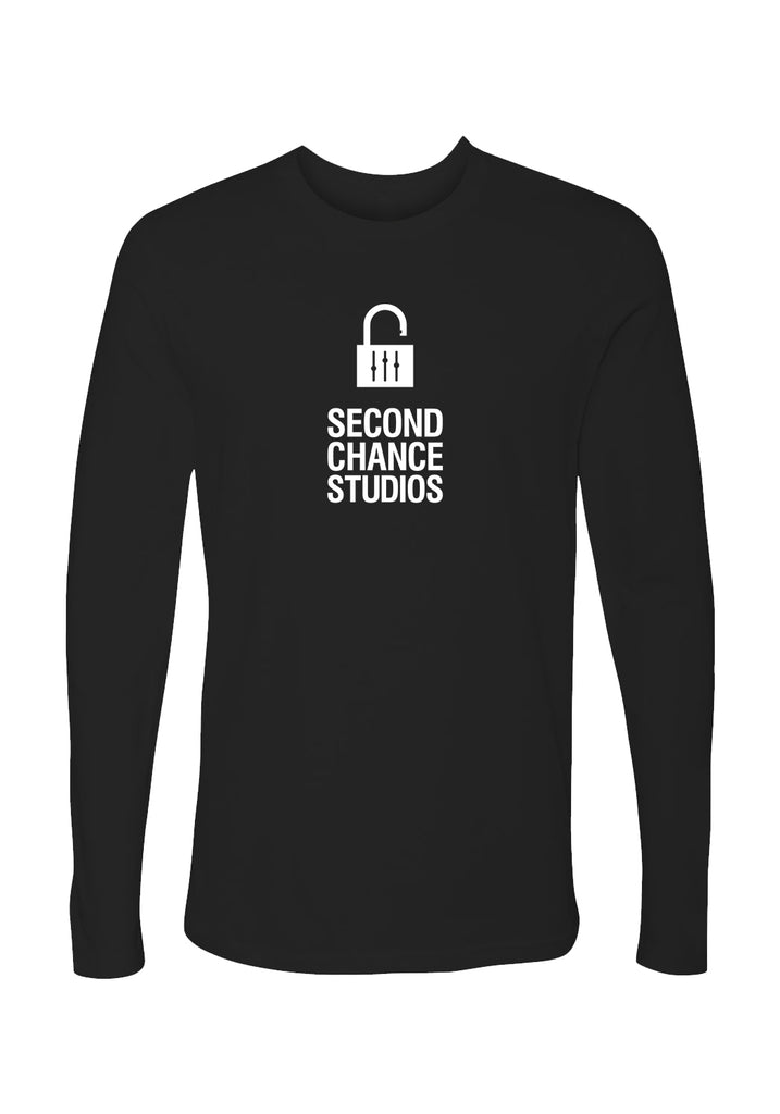 Second Chance Studios unisex long-sleeve t-shirt (black) - front