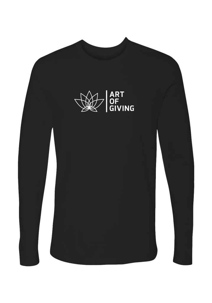 Art Of Giving unisex long-sleeve t-shirt (black) - front