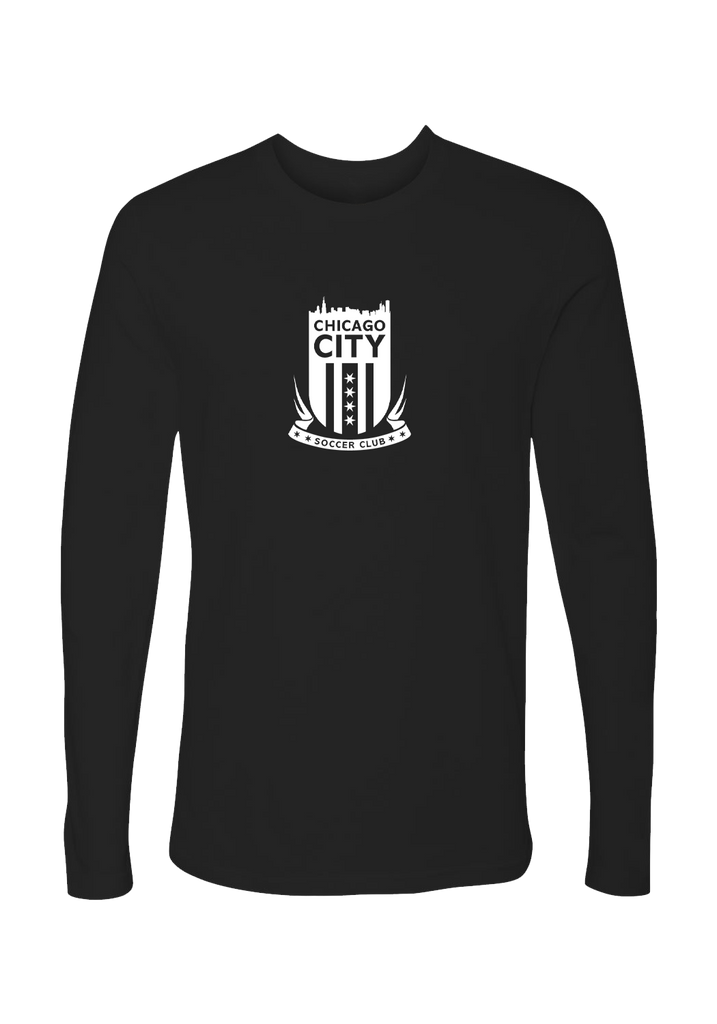 Chicago City Soccer Club unisex long-sleeve t-shirt (black) - front