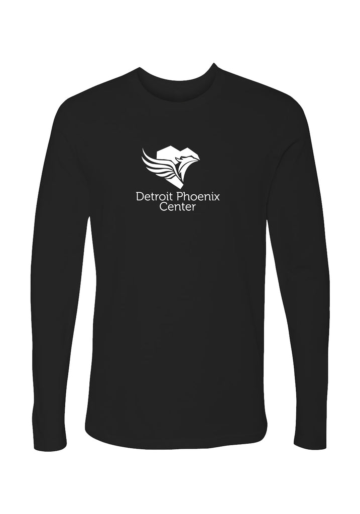 Detroit Phoenix Center unisex long-sleeve t-shirt (black) - front