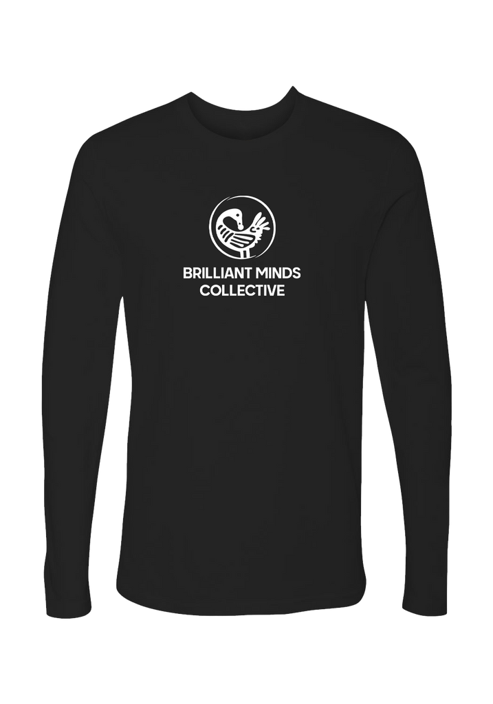 Brilliant Minds Collective unisex long-sleeve t-shirt (black) - front