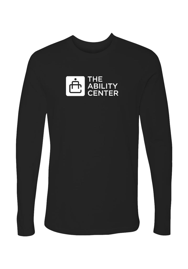 The Ability Center unisex long-sleeve t-shirt (black) - front