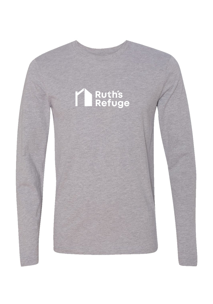 Ruth's Refuge unisex long-sleeve t-shirt (gray) - front