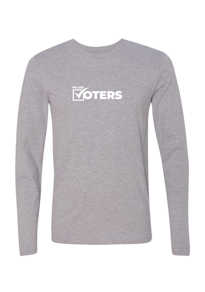 We Are Voters unisex long-sleeve t-shirt (gray) - front