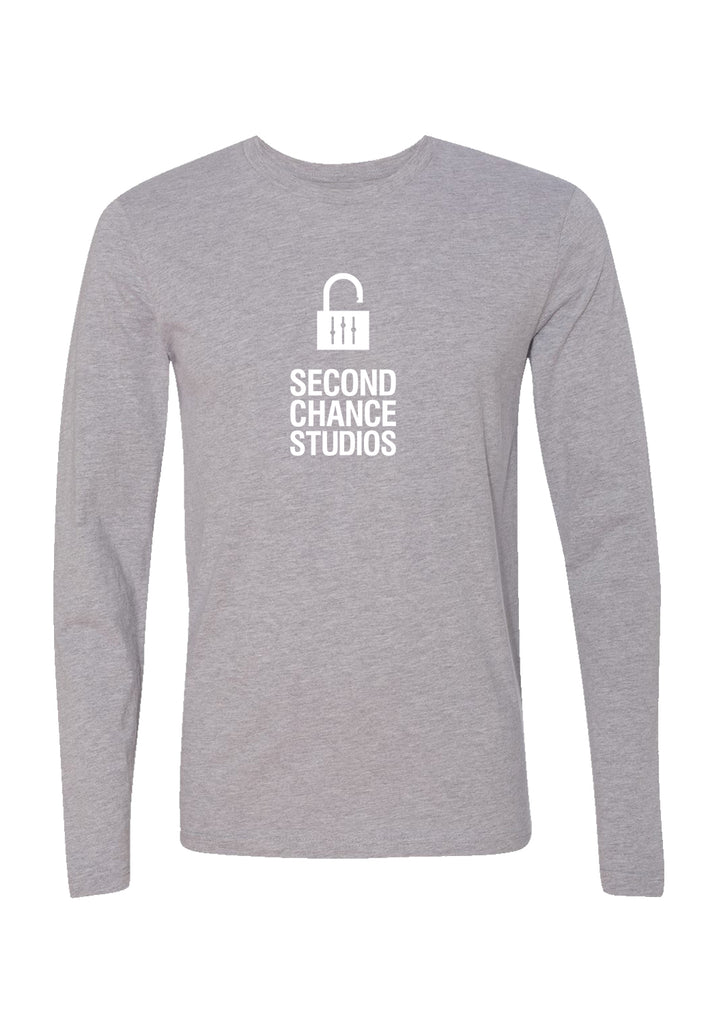 Second Chance Studios unisex long-sleeve t-shirt (gray) - front