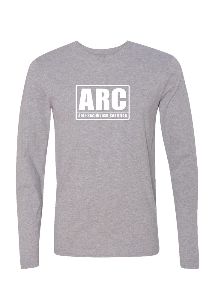 Anti-Recidivism Coalition unisex long-sleeve t-shirt (gray) - front