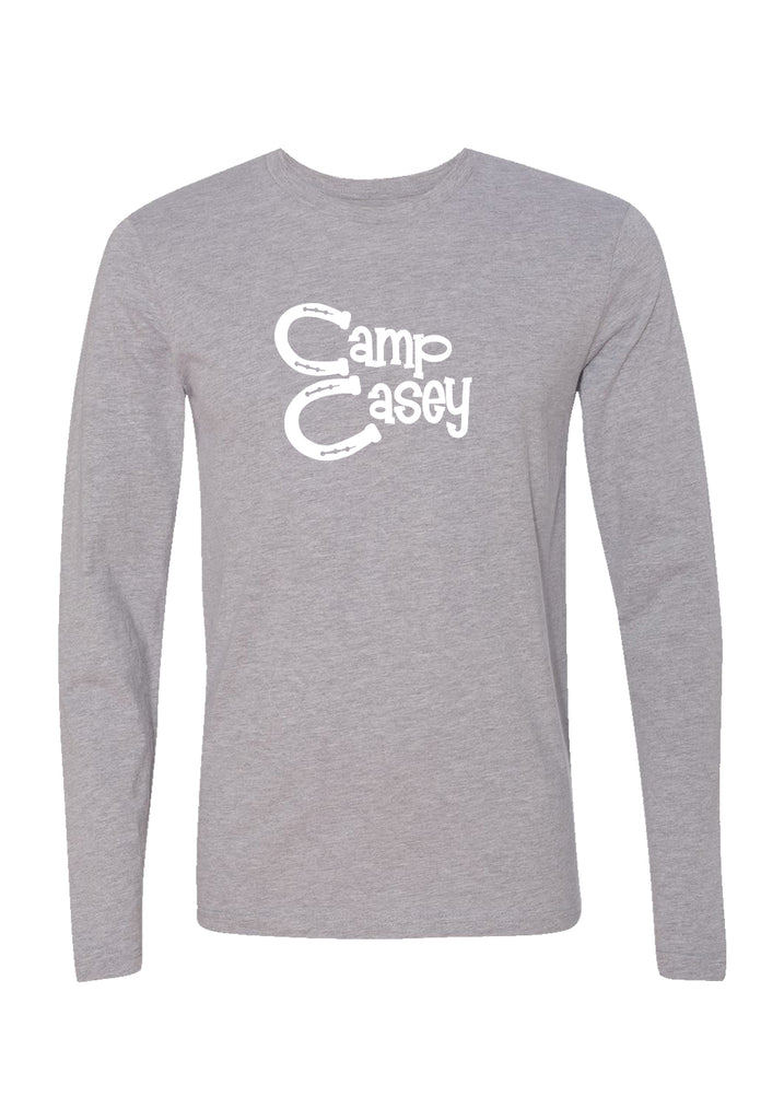 Camp Casey unisex long-sleeve t-shirt (gray) - front