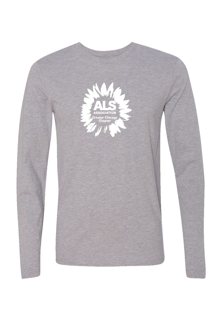 ALS Association Greater Chicago Chapter unisex long-sleeve t-shirt (gray) - front