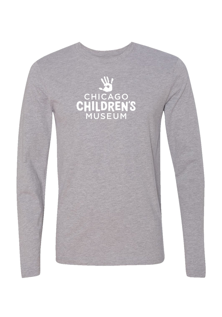 Chicago Children's Museum unisex long-sleeve t-shirt (gray) - front