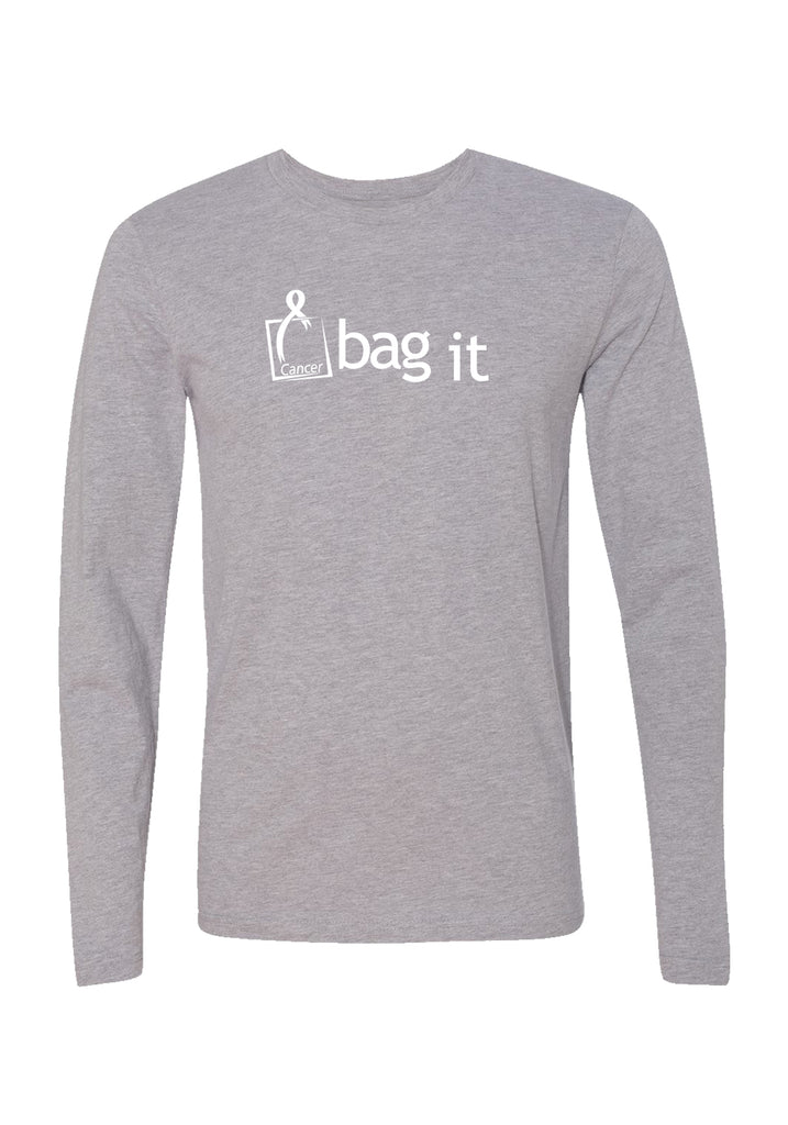 Bag It unisex long-sleeve t-shirt (gray) - front