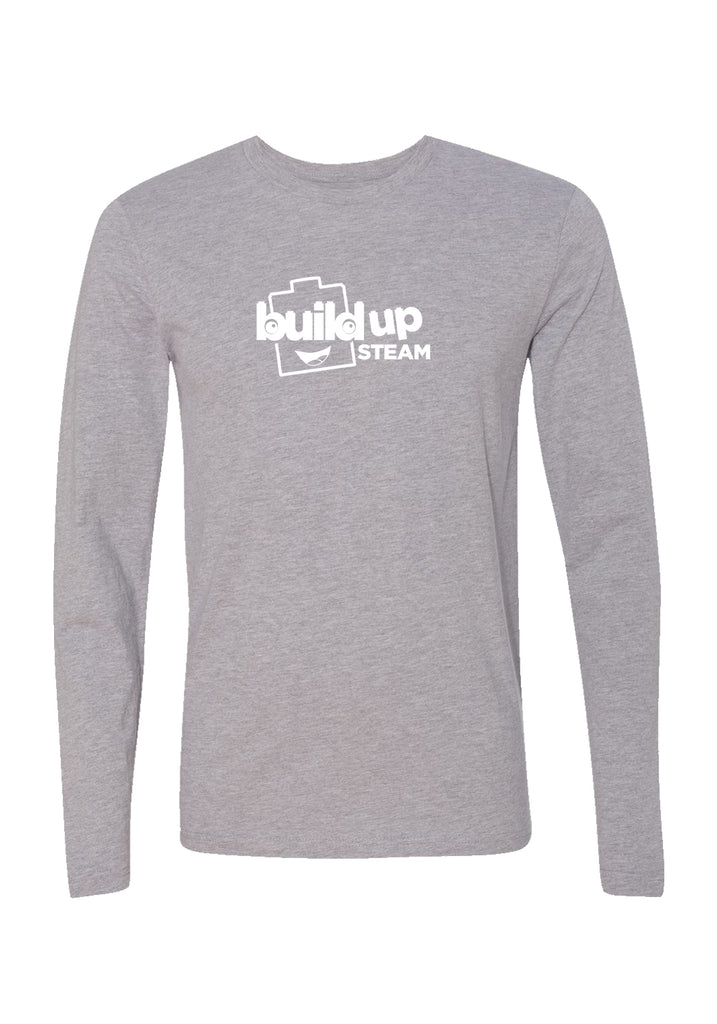 Buildup Steam unisex long-sleeve t-shirt (gray) - front