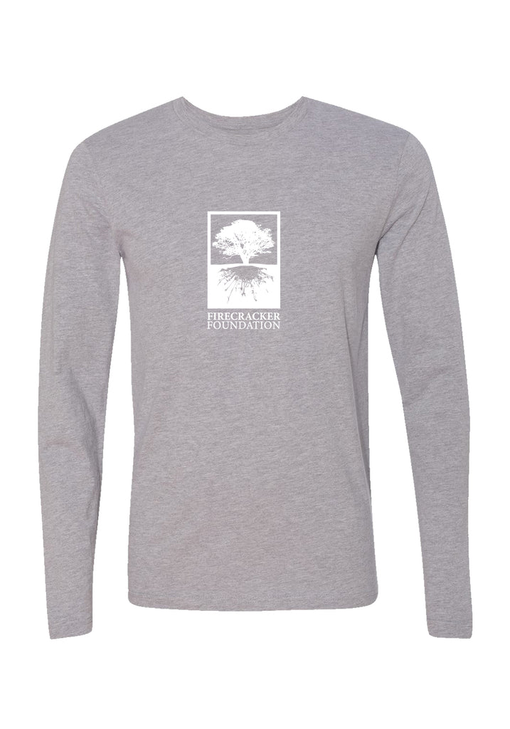 The Firecracker Foundation unisex long-sleeve t-shirt (gray) - front