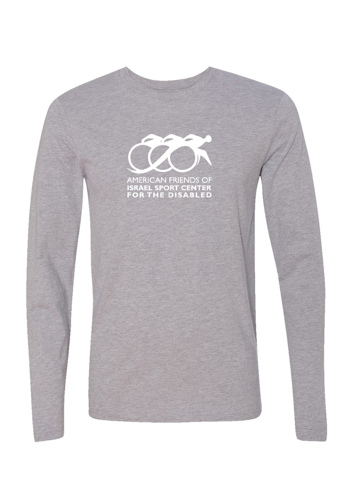 American Friends Of Israel Sport Center For The Disabled unisex long-sleeve t-shirt (gray) - front